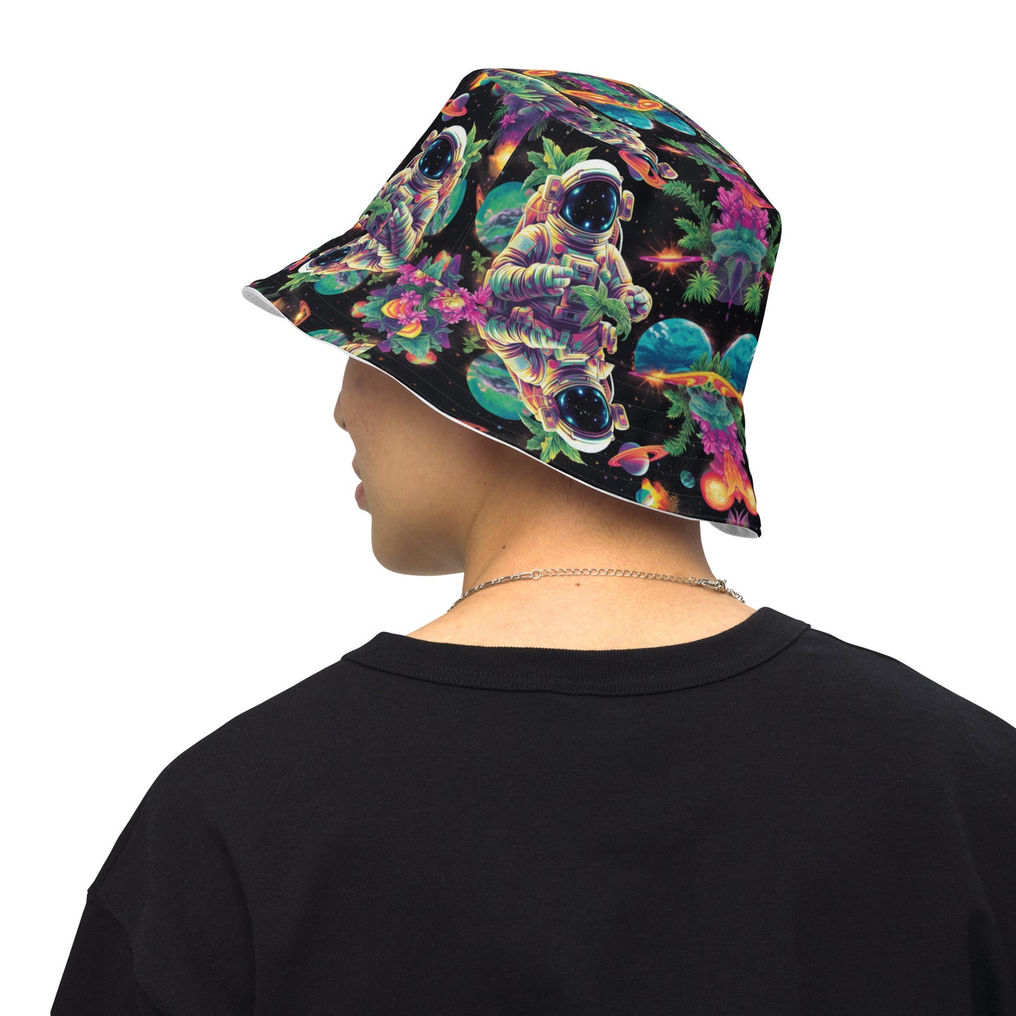 Space Grass bucket hat